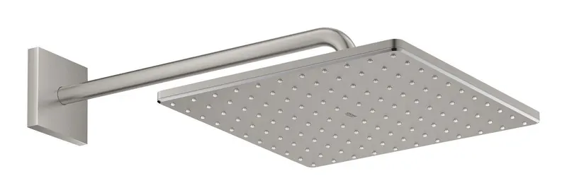 Dus fix Grohe 26564DC0, Rainshower Cube 310, pe perete, 310 mm, 1 functie, mat, otel satinat