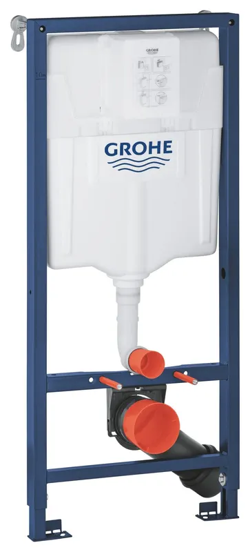 Pachet 2in1 cadru WC Rapid SL Grohe 38536001, 1130 mm, 500 mm, 90, 110 mm, 2 moduri spalare, incastrat, otel