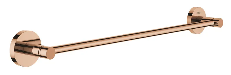 Suport prosop Grohe 40688DA1, 504 mm, 60 mm, 2 orificii instalare, 1 rafturi, pe perete, metal, Cupru