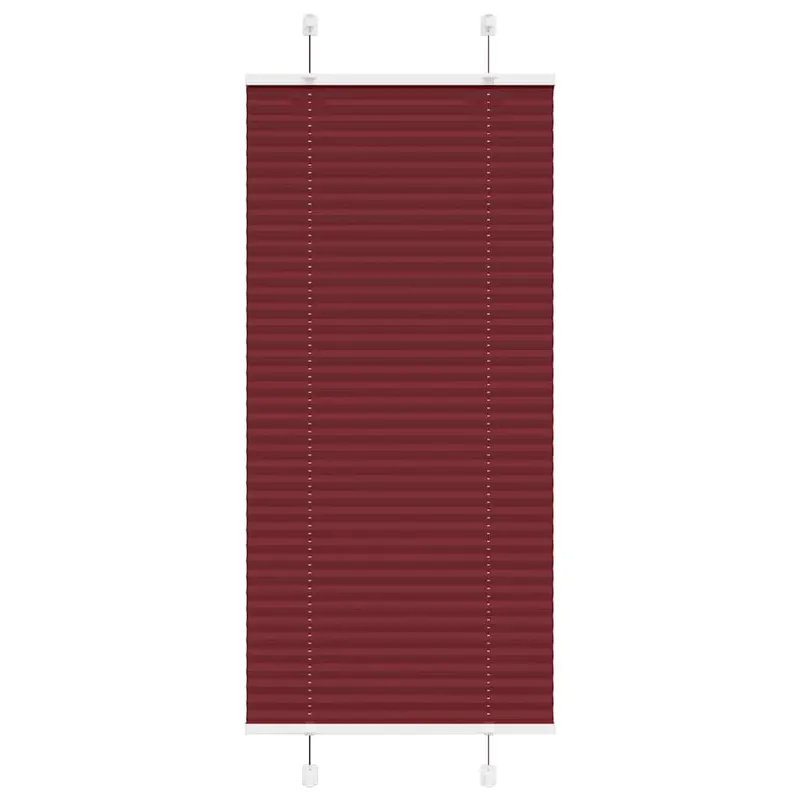 jaluza plisata bordeaux rosu 60x150 cm latime tesatura