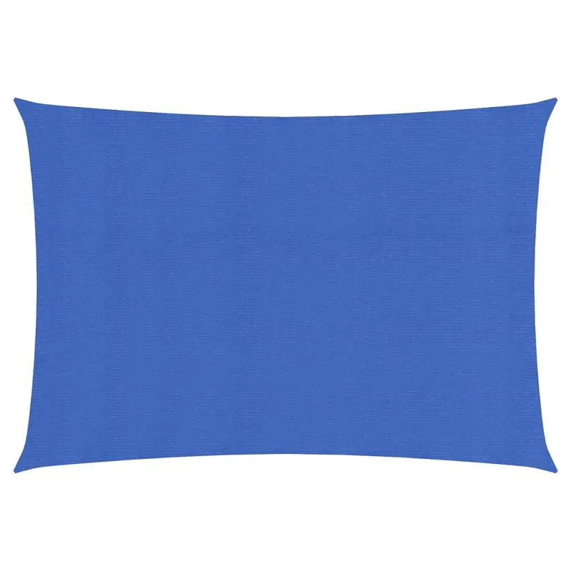 panza parasolar, albastru dreptunghiular 2,5x5 m hdpe 160 g/m2
