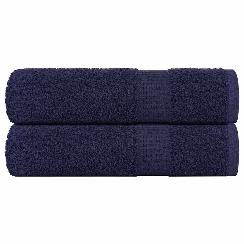 prosoape de baie 2 buc bleumarin 100x150cm 360 g/m2 100% bumbac