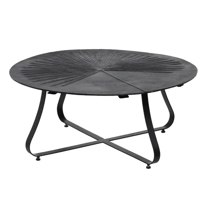 Masuta de cafea BANBRID Ø80 x 35 CM - Negru