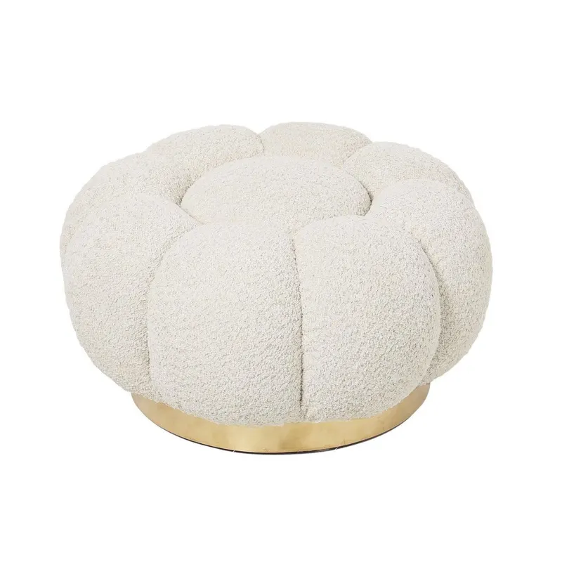 Taburet FLOREL Ø65 CM - Cream