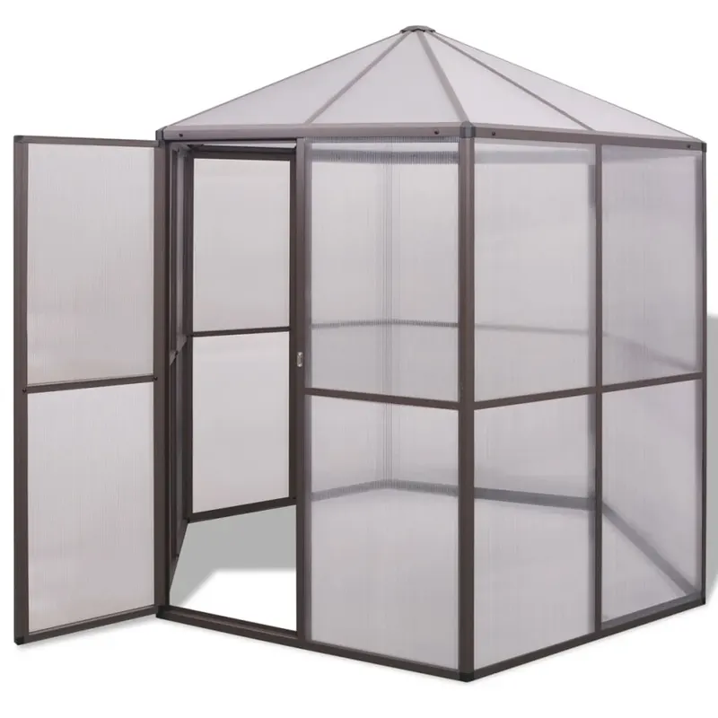 Sera, 240x211x232 cm, aluminiu