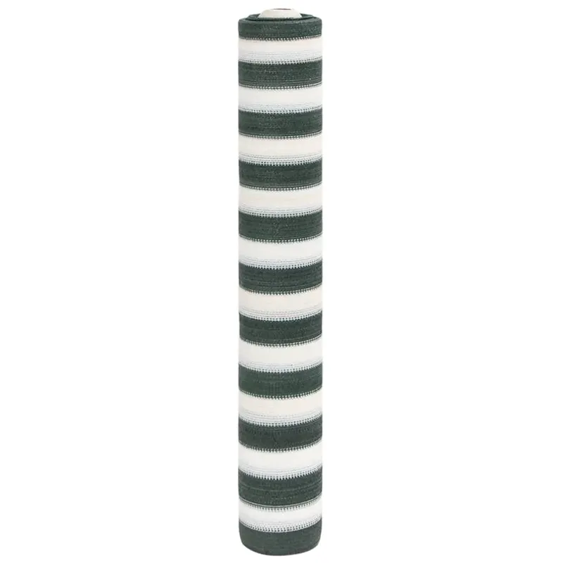 plasa protectie intimitate, verde/alb, 1,8x10 m, hdpe, 195 g/m2