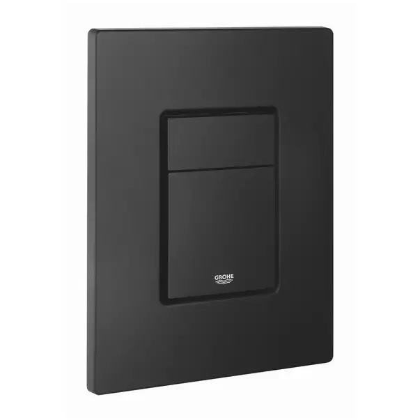 Clapeta WC Grohe 38732KF0, Skate Cosmo, dubla, verticala, 197 x 156 mm, ABS, mat, negru