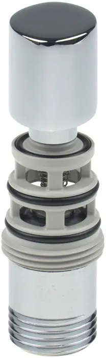 Comutator de dus, cu supapa de retinere, 2 functii, crom Deante
