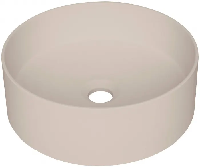Lavoar din granit, montare blat, 36x36 cm, bej, Deante Silia