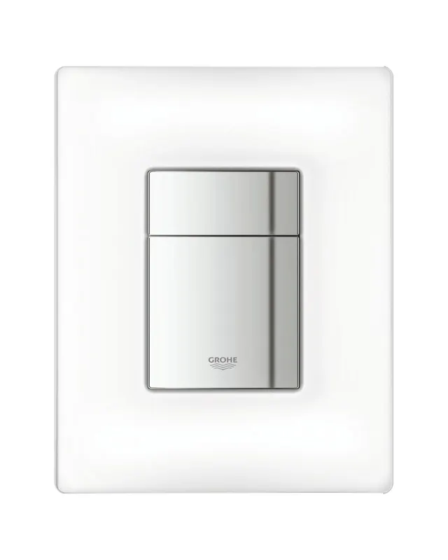 Clapeta WC Grohe 38845MF0, Skate Cosmo, dubla, verticala, 197 x 156 mm, sticla, crom