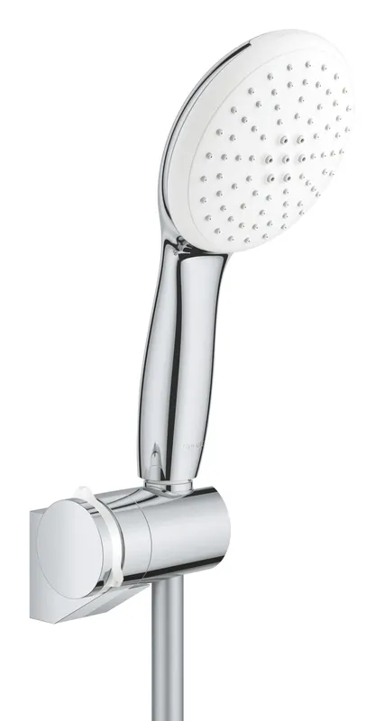 Para de dus Grohe 27601003, 110 mm, 1.75 m, 211 mm, 2 functii, 1 2 racord, sistem anticalcar, suport dus reglabil, Crom