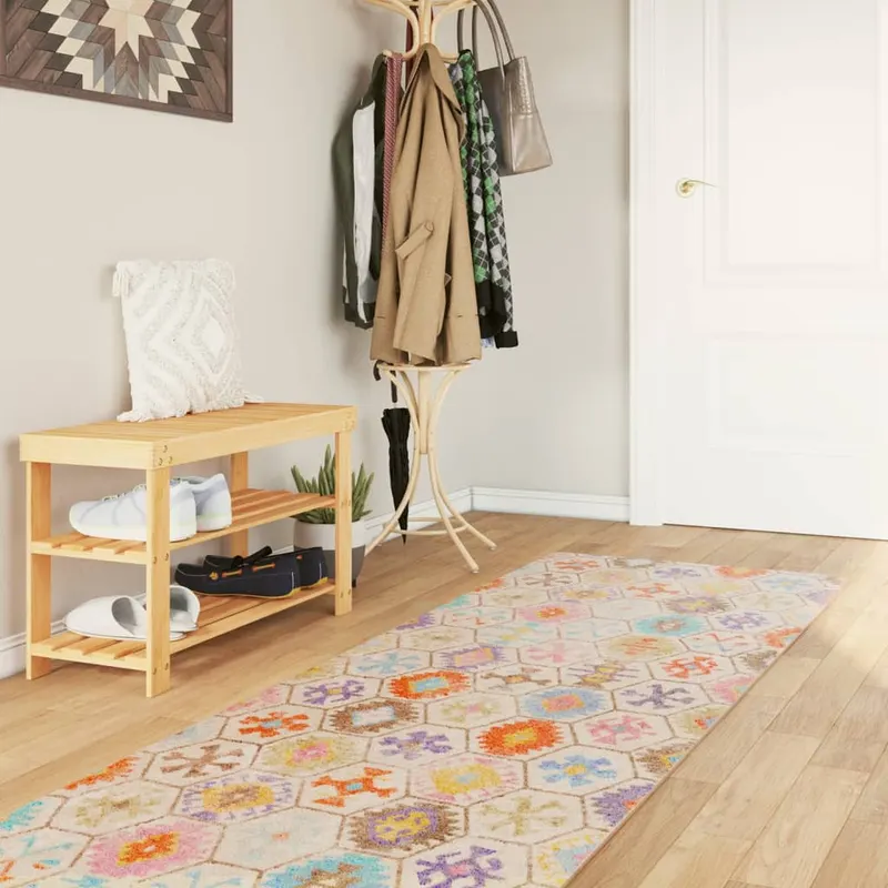 covor lavabil, multicolor, 80x300 cm