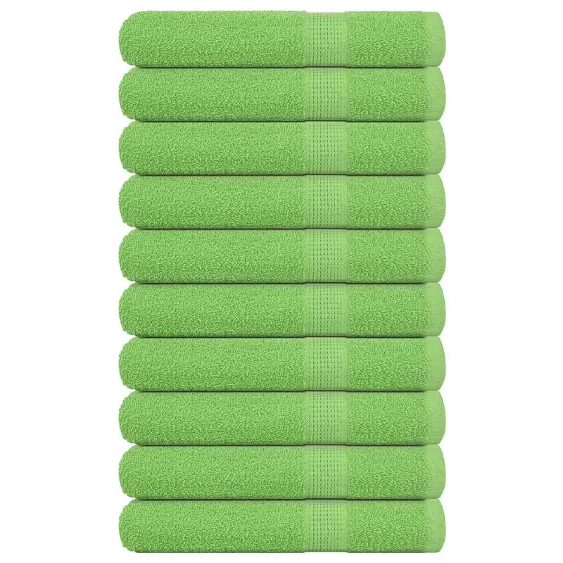 Prosoape frogn 10 buc., verde mar, 100x200 cm, 360 g/m2