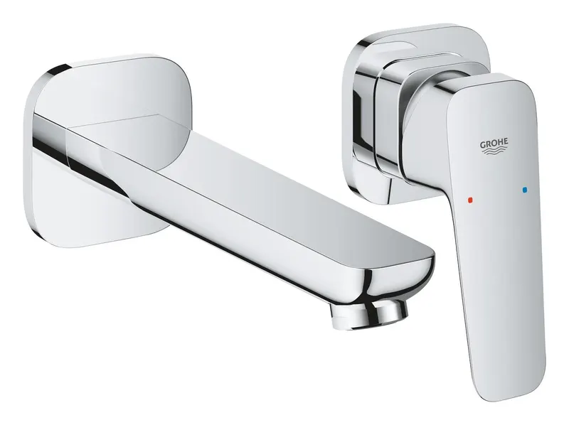 Baterie lavoar Grohe 1017880000, Cubeo, tip comanda monocomanda, marime m, numar orificii instalare 2, crom