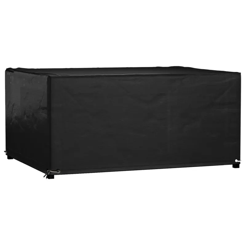 husa pentru mobilier de gradina, 8 ocheti, 160x120x75 cm patrat