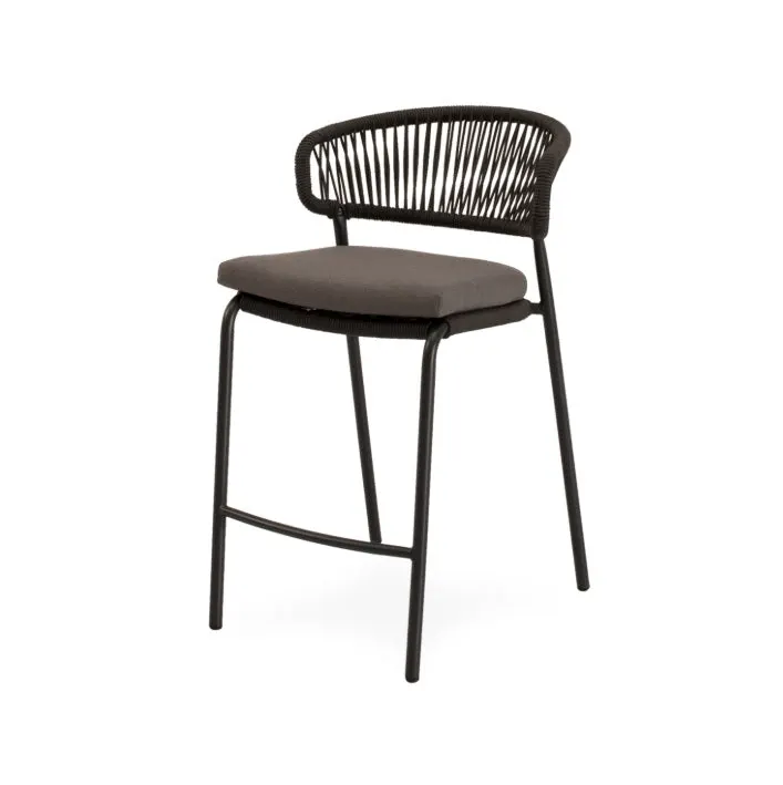 Scaun de bar RANDEL H68 CM - Negru