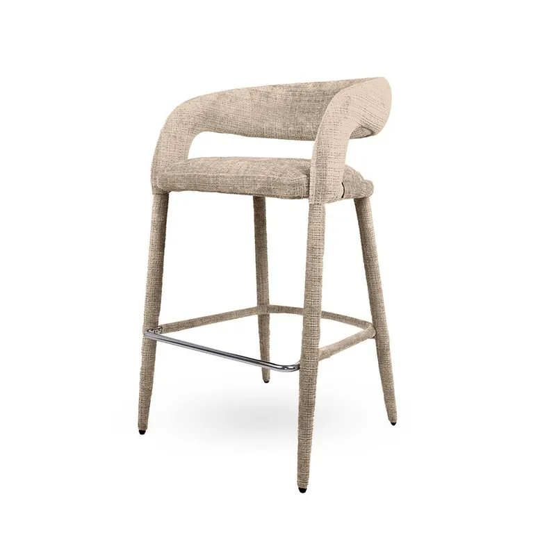 Scaun de bar IRIDE H74 CM - Biege
