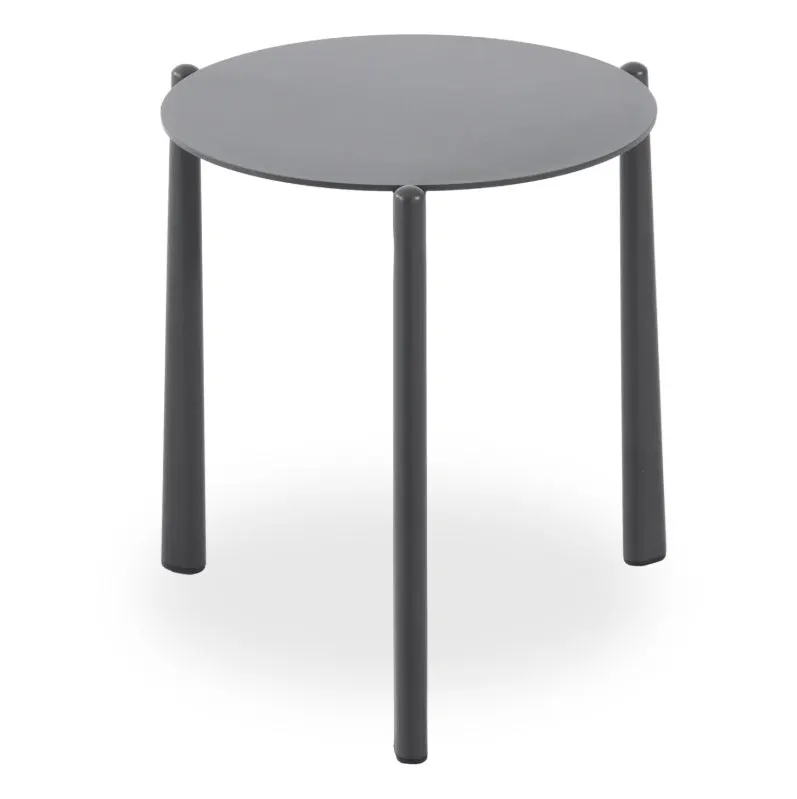 Masuta de cafea DENERIS Ø45 x 47 CM - Gri inchis