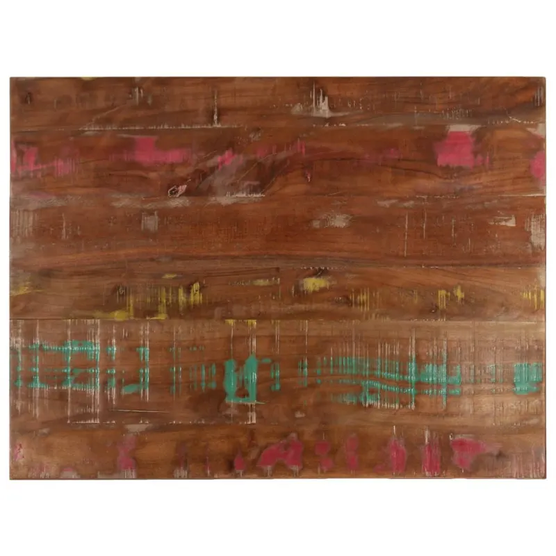blat de masa, 90x50x3,8 cm, dreptunghiular, lemn masiv reciclat