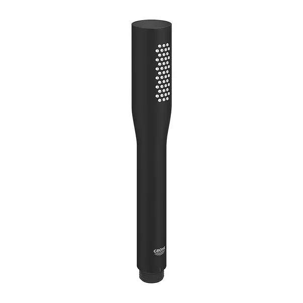Para de dus Grohe 22126KF0, Euphoria Stick, 1 2 , universala, 1 pulverizare, anti-calcar, mat, negru