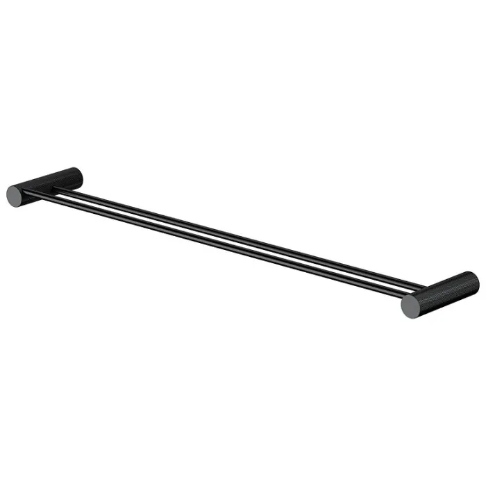 Suport portprosop dublu 60 cm, negru, Cersanit Zen