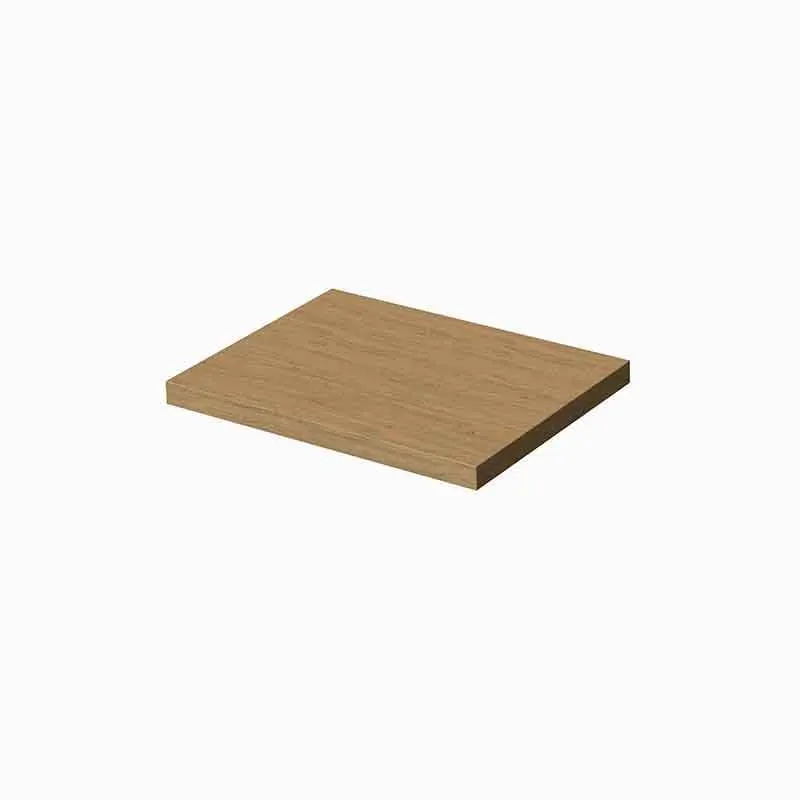 Blat mobilier baie Fluminia, 60x46cm, compatibil Genova 60, rovere naturale
