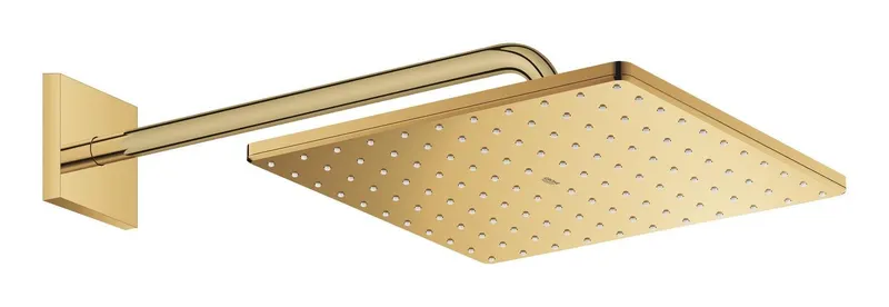 Dus fix Grohe 26564GL0, Rainshower 310 Cube, pe perete, 310 mm, 1 functie, lucios, auriu