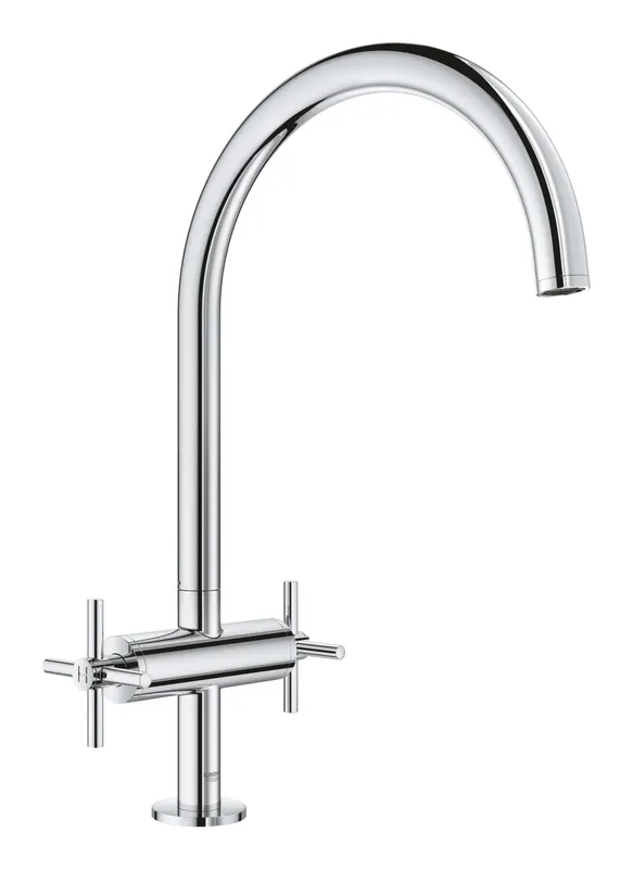 Baterie de bucatarie Grohe 30362000, 1 bar, 386 mm, 221 mm, 1 orificii instalare, 1 sprayuri, 360 unghi pivotare, Crom