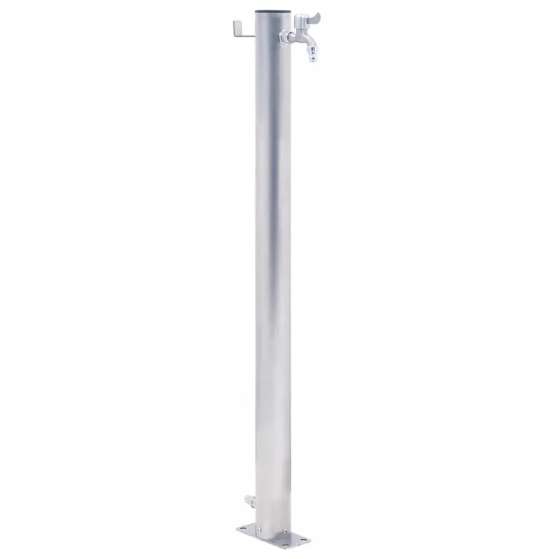 coloana de apa de gradina, 80 cm, otel inoxidabil, rotund
