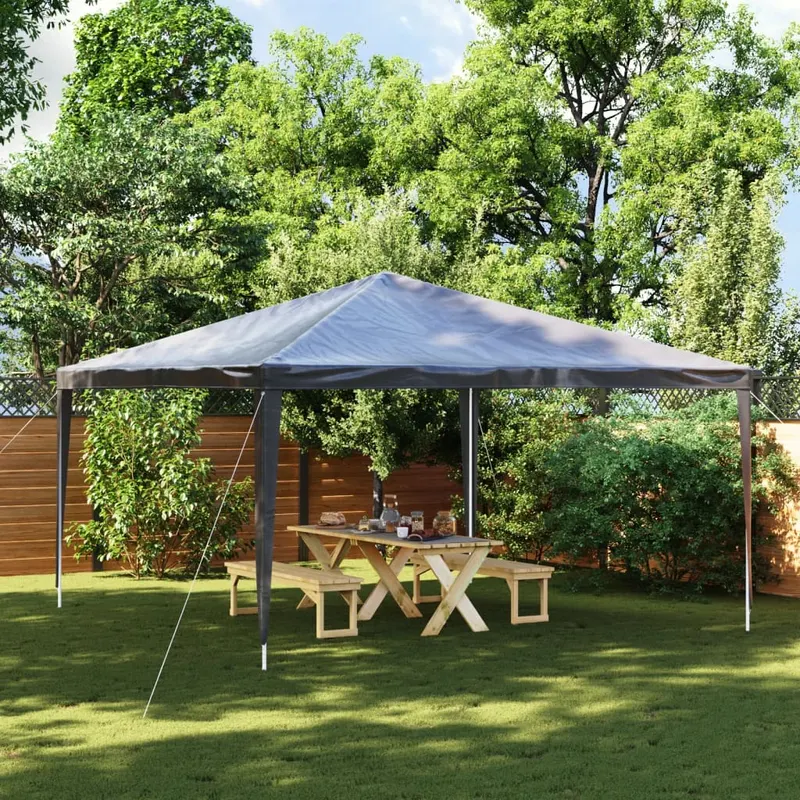 cort de petrecere profesional, antracit, 4 x 4 m, 90 g/m2