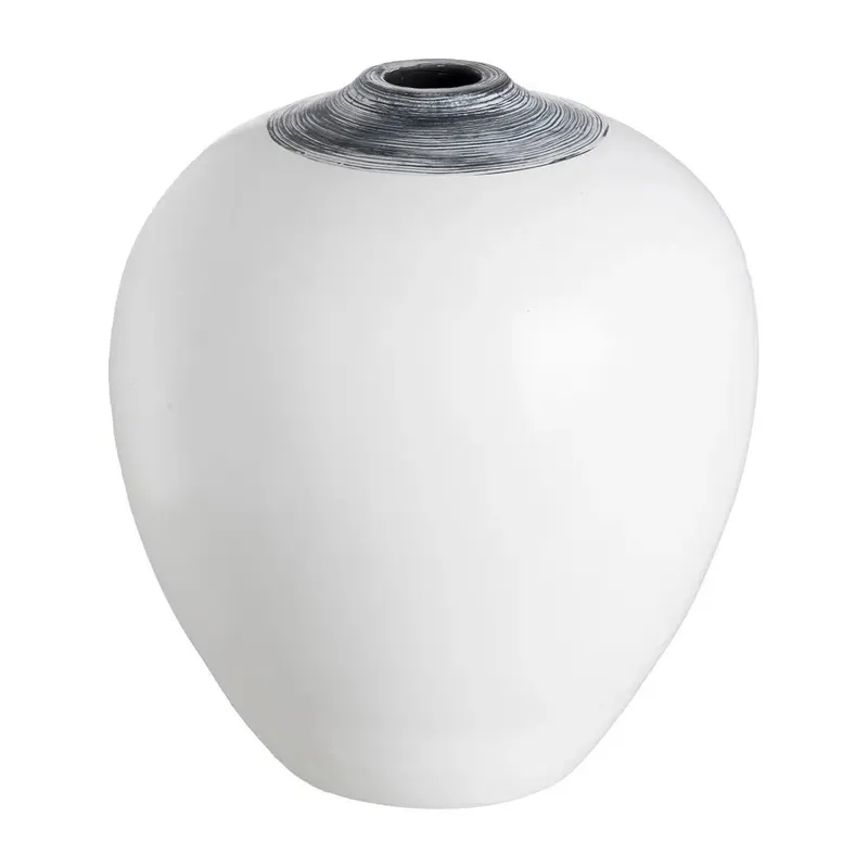 Vaza ATLANTIO DECO H30 CM - Alb