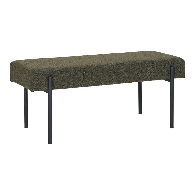Bancuta SINDON BOUCLE 100 x 36 CM - Verde