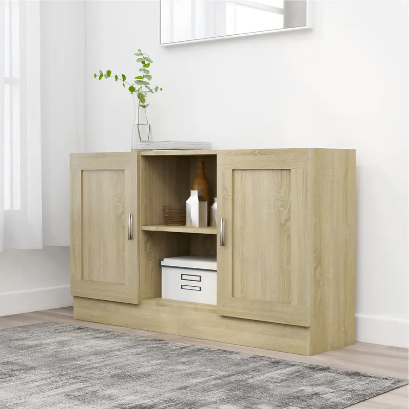 dulap, stejar sonoma, 120x30,5x70 cm, lemn prelucrat