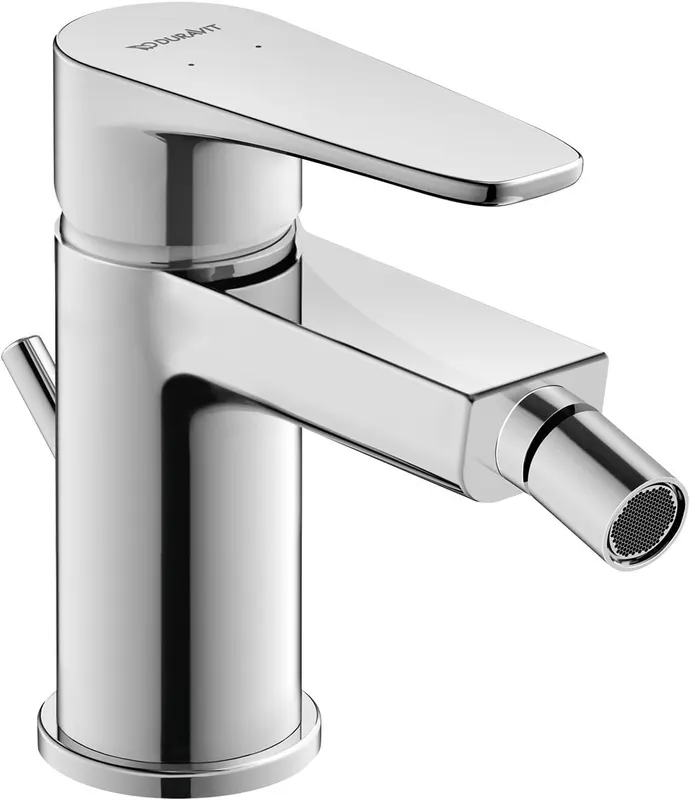 Baterie bideu Duravit B12400001010, B.1, tip comanda monocomanda, marime s, tip instalare pe bideu, crom
