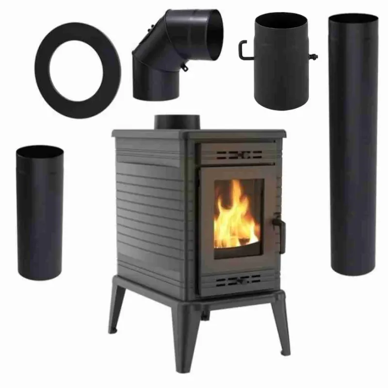 Soba K10 / 10-13KW cu plita + Piese Racordare PRO