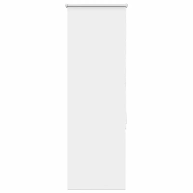 jaluza cu role opace alb 45x150 cm latime material 40,7 cm