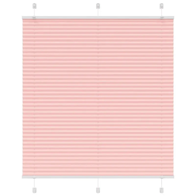 jaluza plisata roz 115x100 cm latime tesatura 114,4 cm
