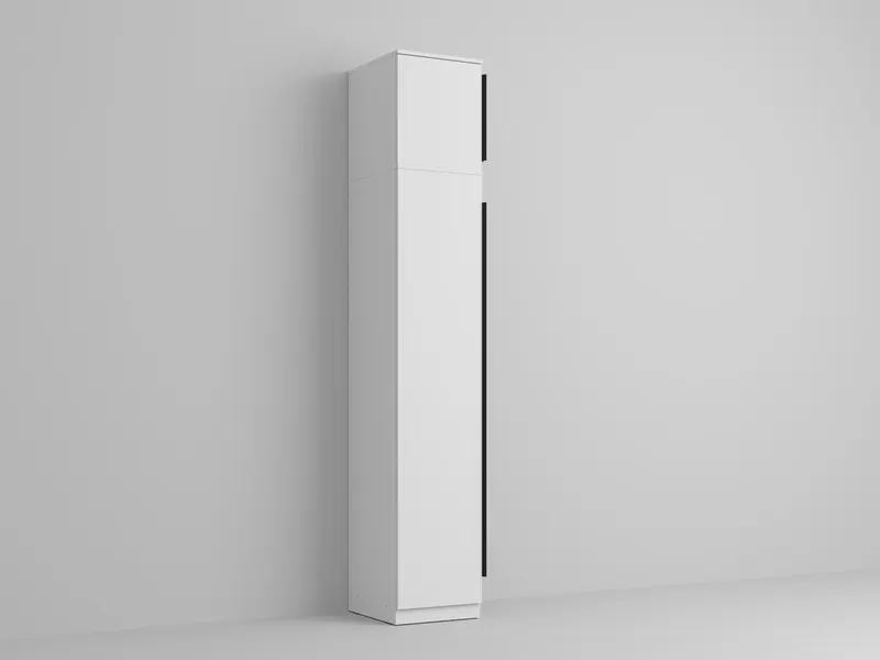 Dulap dormitor 1 usa Alb 41 x 240.3 cm - Arkana