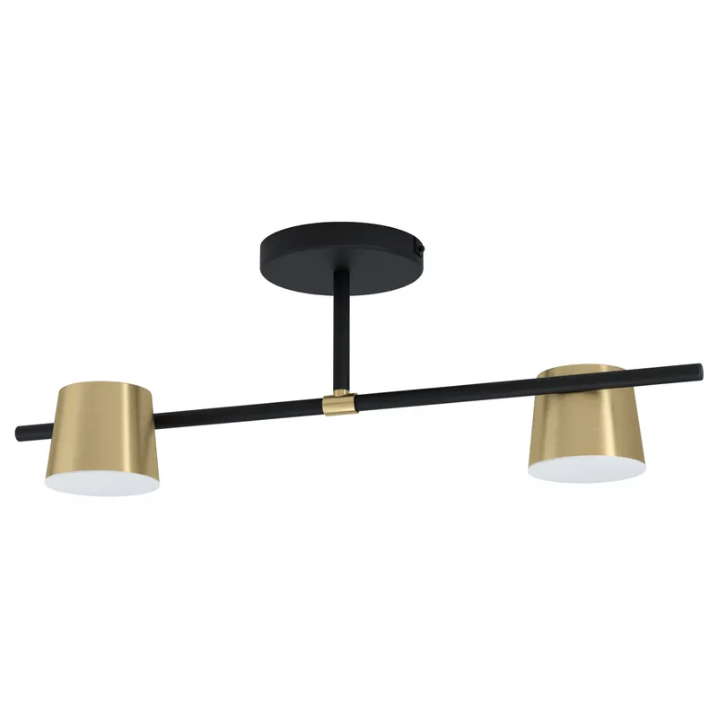 Plafoniera ALTAMIRA 2L - Negru/Gold