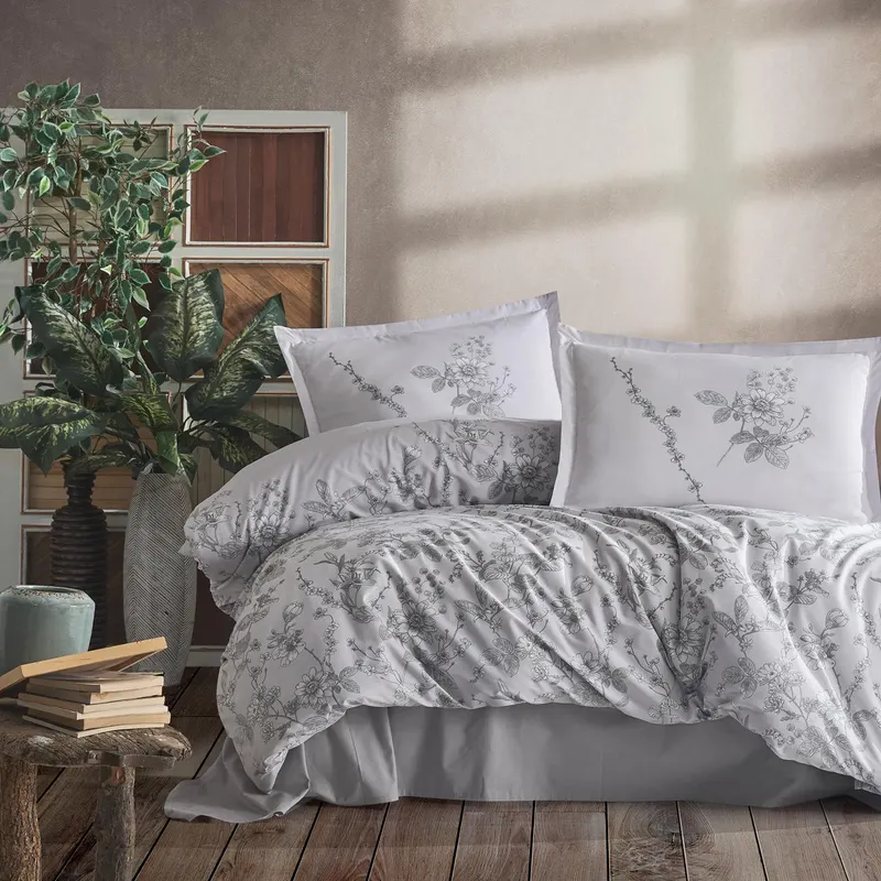 Lenjerie de pat ranforce clasy king size (messina)