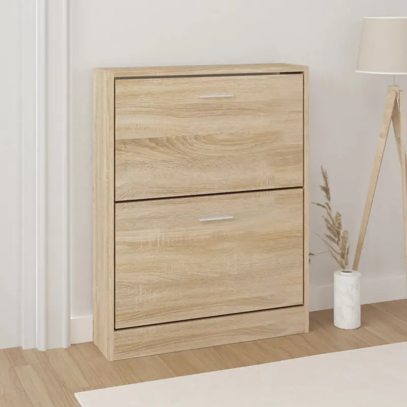 pantofar, stejar, 59x17x81 cm, lemn prelucrat