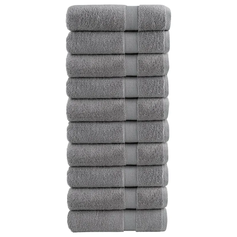 prosoape de baie premium solund 10 buc gri 100x150cm 600gsm