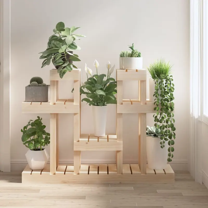 suport pentru plante, 104,5x25x77,5 cm, lemn masiv de pin