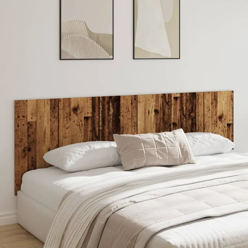 tablie pat de perete, lemn vechi, 240x1,5x80 cm, lemn compozit