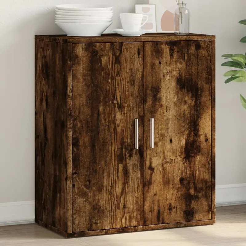 dulap, stejar fumuriu, 60x31x70 cm, lemn prelucrat
