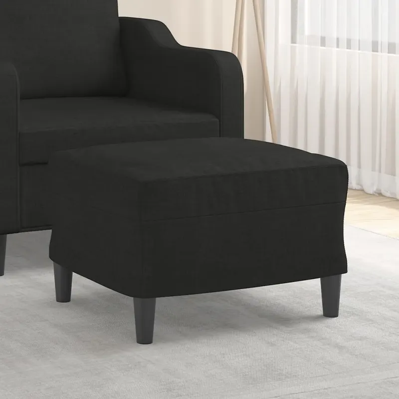 taburet, negru, 60x50x41 cm, material textil