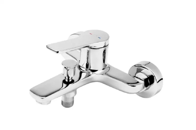 Baterie cada FDesign Seppia FD1-SPA-1-11, 1 2 , aparenta, monocomanda, diverter, crom