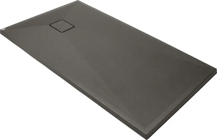 Cadita de dus dreptunghiulara, din granit, slim, maro, 140x70x4.5 cm, Deante Correo
