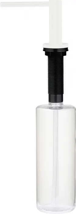 Dozator pentru detergent de vase, 500 ml, alb, Deante Aster