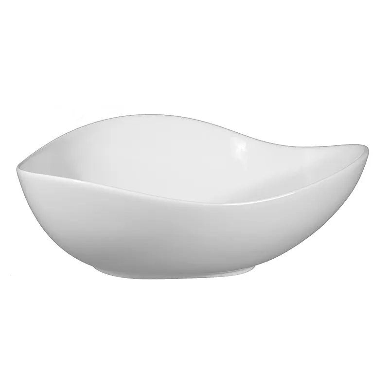 Lavoar pe blat Fluminia Aloe-51, amorf, 51x40cm, fara orificiu baterie, ceramica, alb